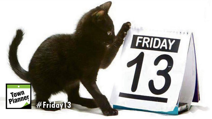 Black cat and friday the 13th calendar