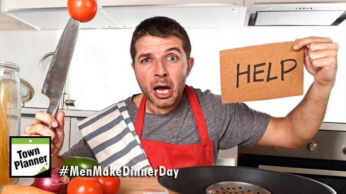 Man Frustrated Cooking in Kitchen