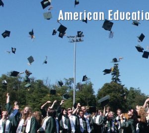 Graduates throwing hats in the air